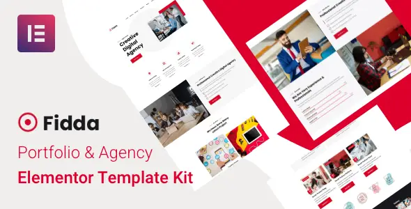Fidda – Portfolio &amp; Agency Elementor Template Kit