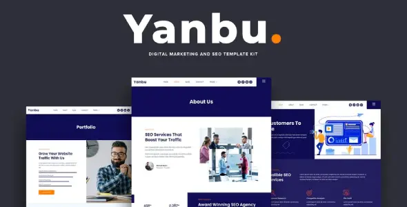 Yanbu – Digital Marketing &amp; SEO Elementor Template Kit