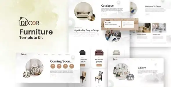 Decor – Furniture &amp; Interior Design Elementor Template Kit