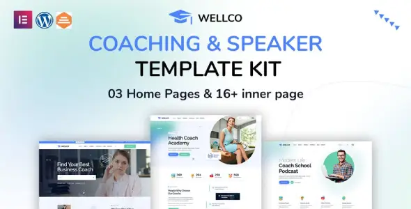 Wellco – Coaching &amp; Speaker Elementor Template Kit