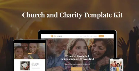 Holy – Church &amp; Charity Template Kit