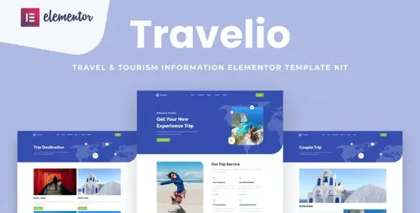 Travelio – Travel &amp; Tourism Elementor Template Kit