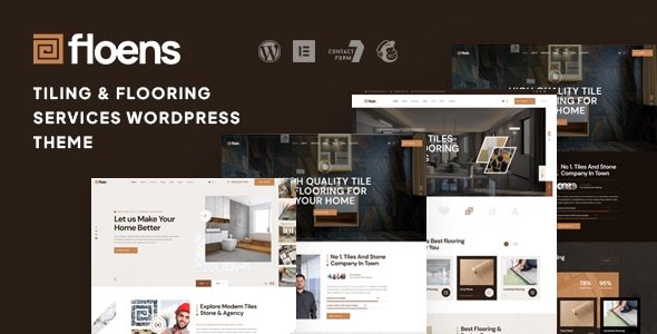 Floens - Tiling &amp; Flooring Services WordPress Theme