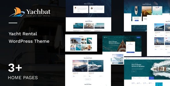 Yachbat - Yacht &amp; Boat Rental WordPress Theme