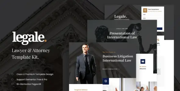 Legale – Lawyer &amp; Law Firm Template Kit