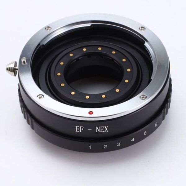 Leedsen EOS-NEX Lens Adapter with Aperture for Canon EF Lens to Sony E Mount Camera (2)