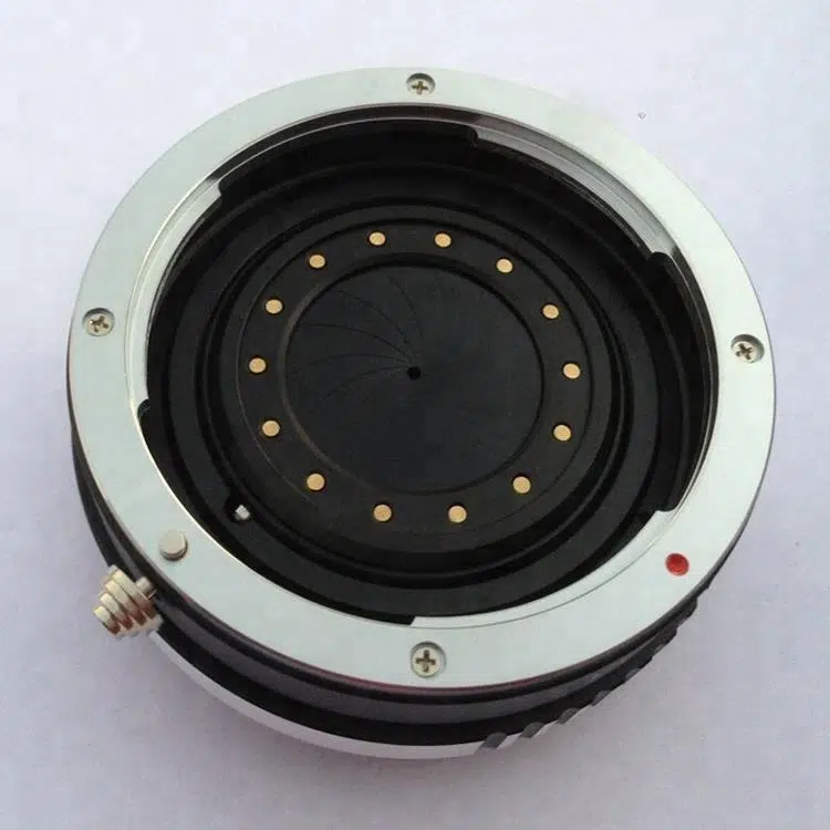 Leedsen EOS-NEX Lens Adapter with Aperture for Canon EF Lens to Sony E Mount Camera - Image 4