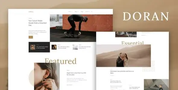 Doran – Blog &amp; Magazine Elementor Template Kit