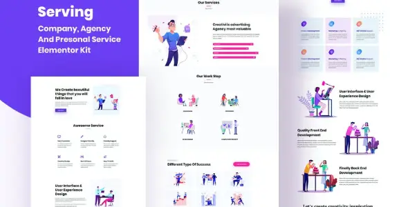 Serving – Service &amp; Business Template Kit