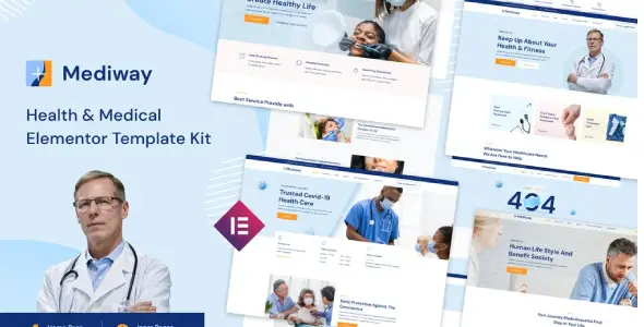 Mediway – Health &amp; Medical Elementor Template Kit