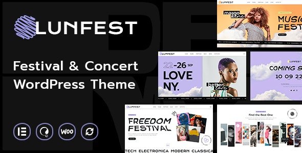Lunfest - Festival &amp; Concert WordPress Theme