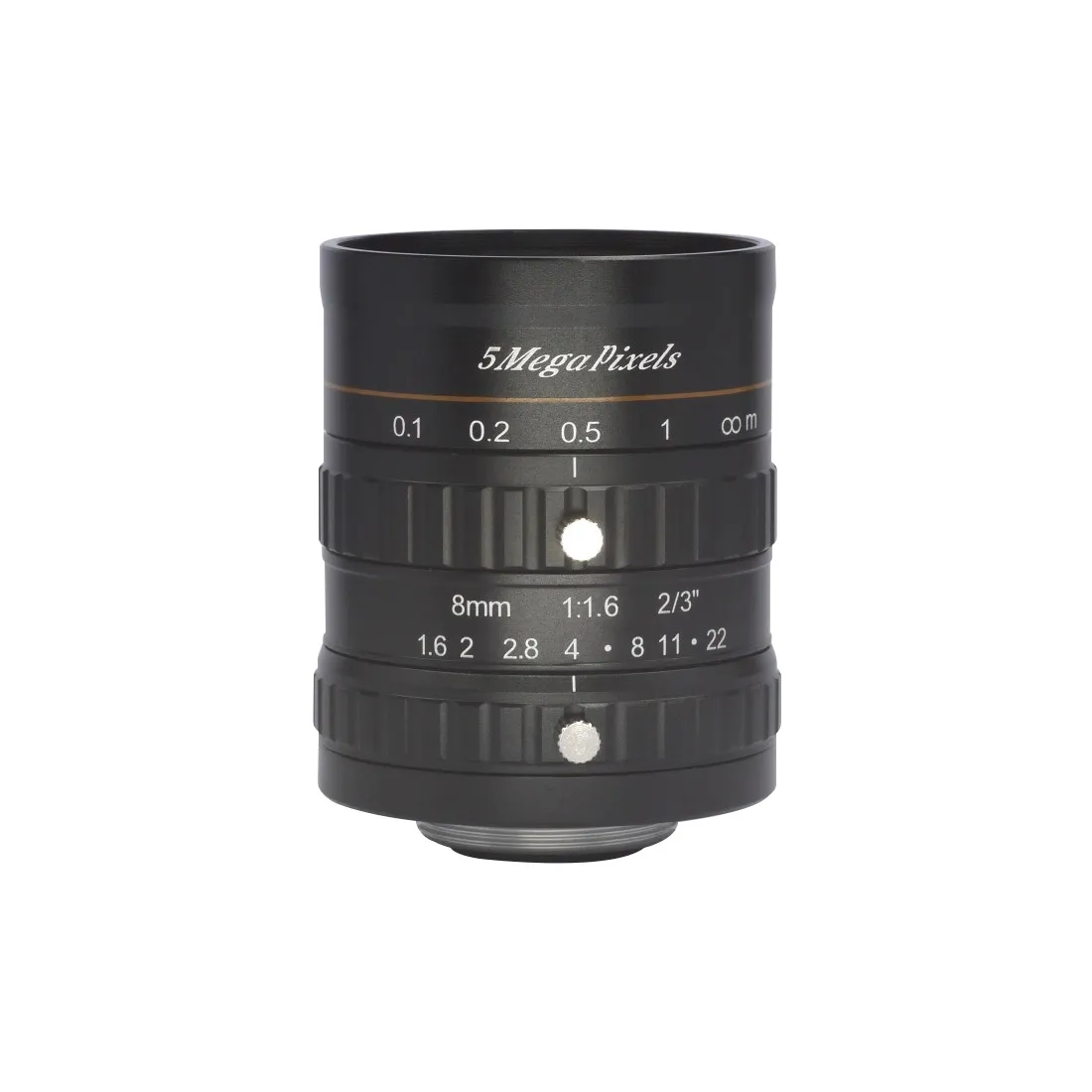 2/3'' 5MP 8mm Large Aperture High Resolution FA Lens