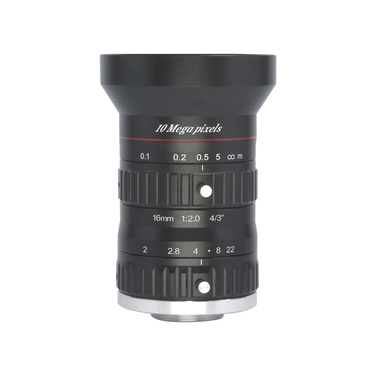 Custom 4/3''_10MP_16mm large aperture high resolution FA lens