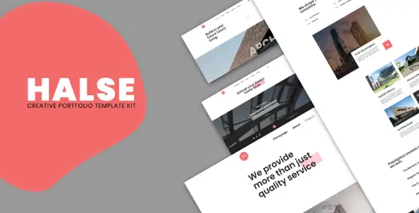 Halse – Architecture &amp; Interior Design Elementor Template Kit