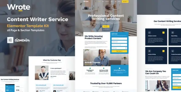 Wrote – Content Writing &amp; Copywriting Template Kit