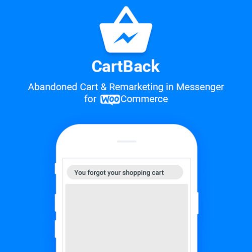 CartBack | WooCommerce Abandoned Cart &amp; Remarketing in Facebook Messenger