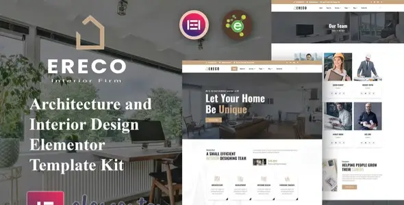 Ereco – Architecture &amp; Interior Design Elementor Template Kit